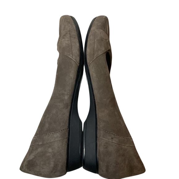 NEW Clark’s Blanche Fria flats taupe suede sz 10 - Picture 4 of 7